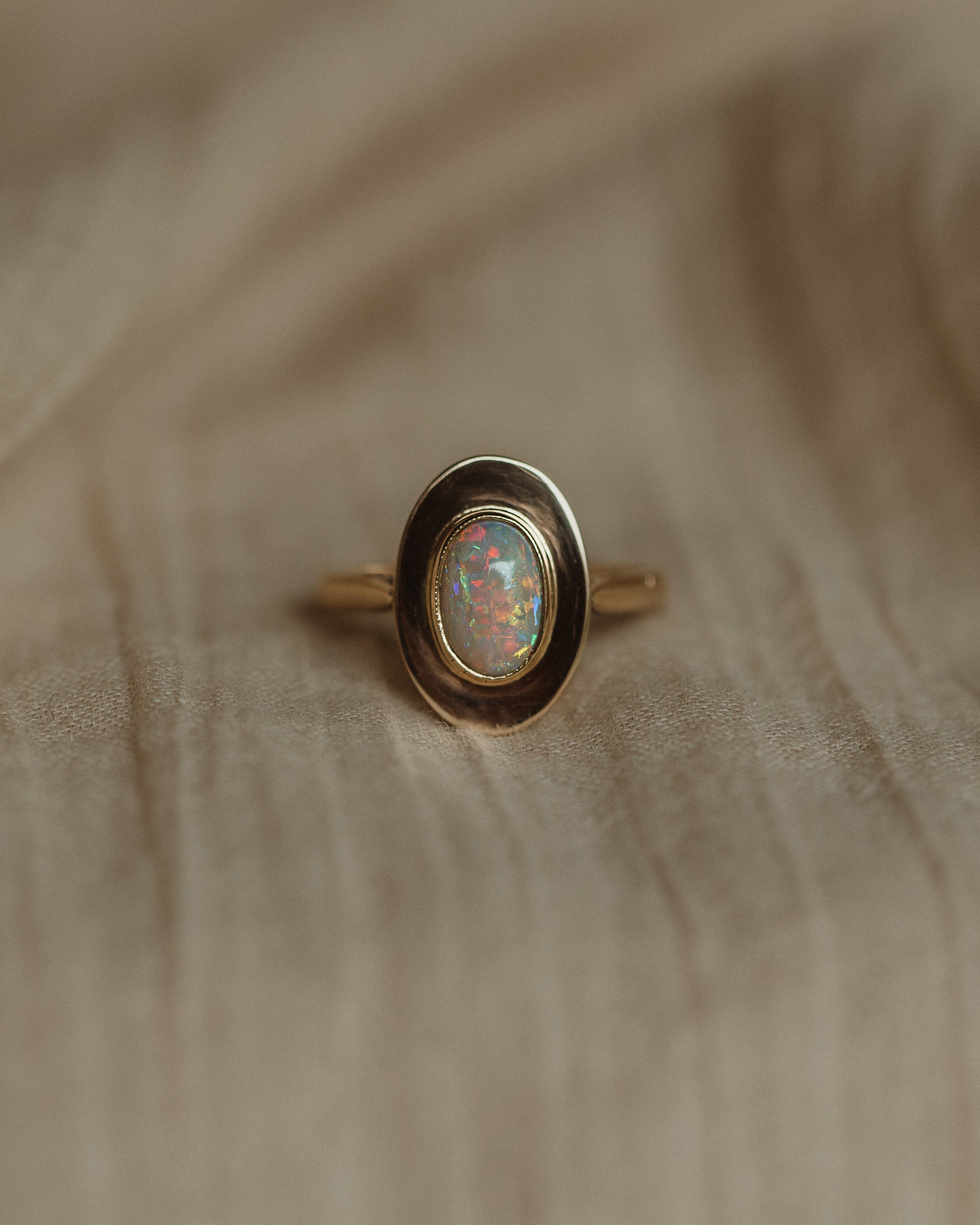 Narcissa Vintage 9ct Gold Opal Ring