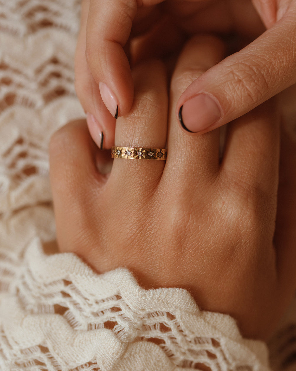 Maya 9ct Gold Eternity Ring