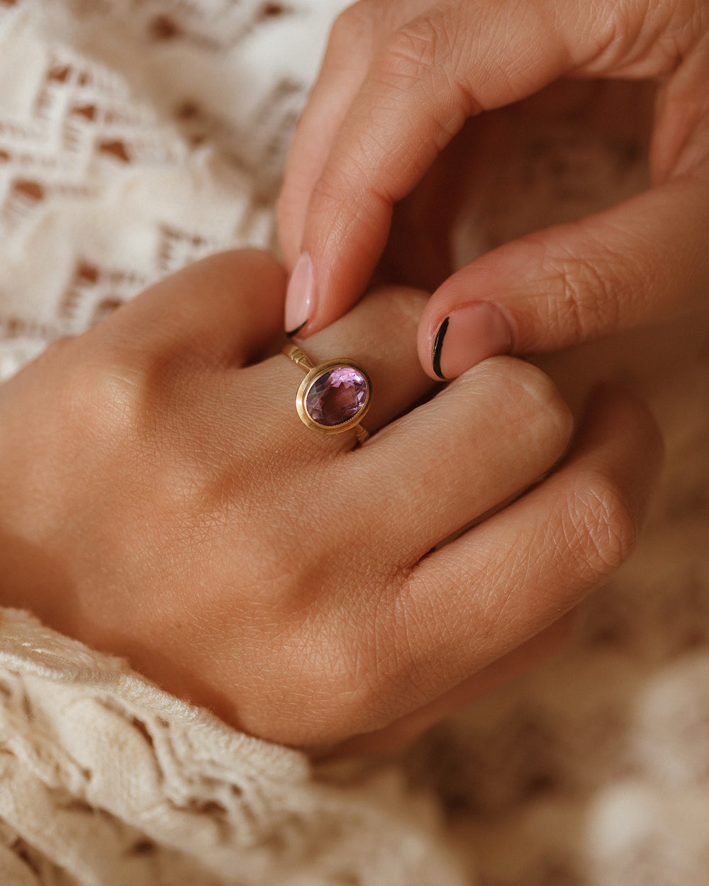 Honora 9ct Gold Amethyst Ring