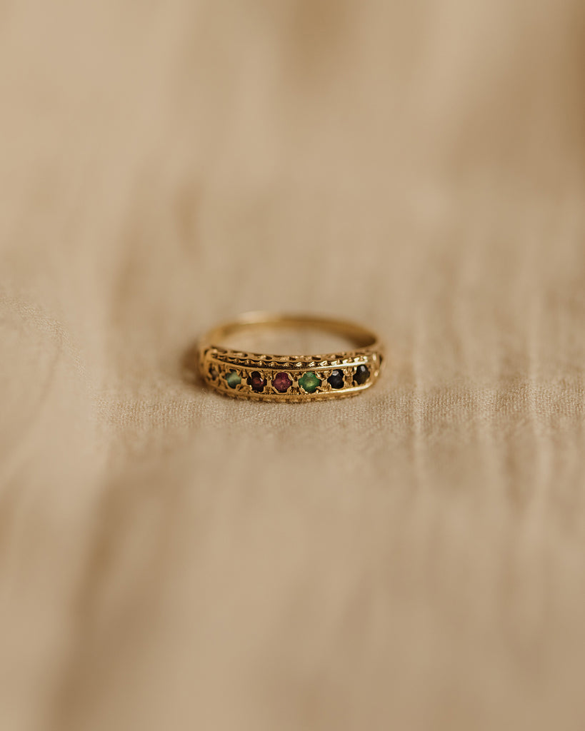 Mable 1978 9ct Gold DEAREST Ring